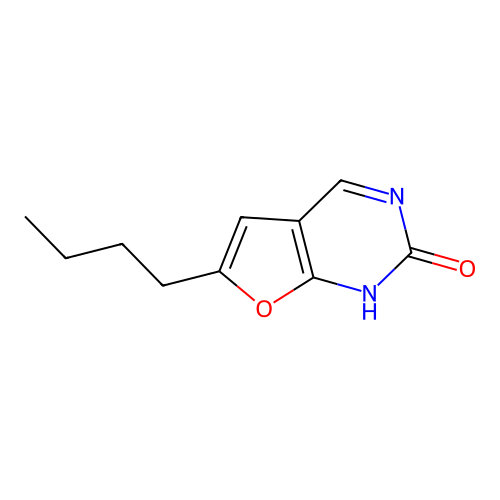 6-butyl-3H-furo[2,3-d]pyrimidin-2-one structure