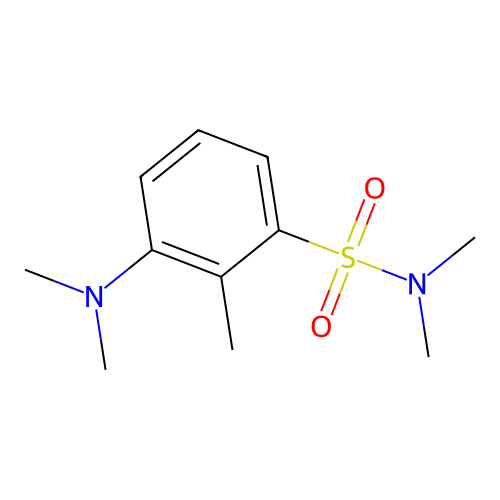 3-(dimethylamino)-N,N,2-trimethylbenzenesulfonamide structure