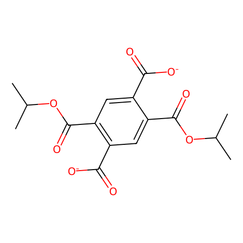 1,2,4,5-Benzenetetracarboxylic acid, 1,4-bis(1-methylethyl) ester structure