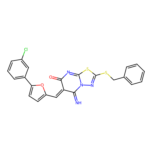 C23H15ClN4O2S2 structure