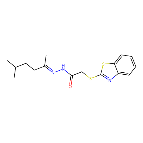 C16H21N3OS2 structure
