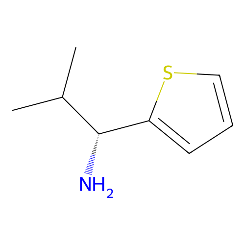 (R)-2-Methyl-1-(thiophen-2-yl)propan-1-amine structure