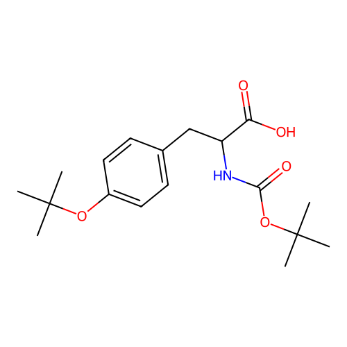 2-tert-Butoxycarbonylamino-3-(4-tert-butoxy-phenyl)-propionic acid structure