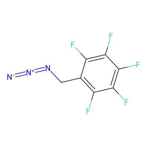 1-(Azidomethyl)-2,3,4,5,6-pentafluorobenzene structure