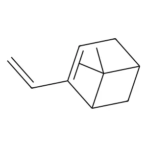 2-Ethenyl-6,6-dimethylbicyclo[3.1.1]hept-2-ene structure