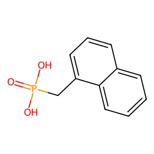 P-(1-Naphthalenylmethyl)phosphonic acid structure