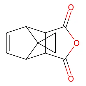 4'-Oxaspiro(cyclopropane-1,10'-tricyclo(5.2.1.0,2,6)decan)-8'-ene-3',5'-dione structure