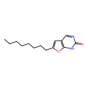 6-Octylfuro[2,3-d]pyrimidin-2(1H)-one structure