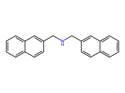 Bis(2-naphthalenylmethyl)amine structure