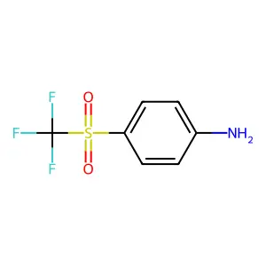 4-Aminophenyl trifluoromethyl sulphone structure