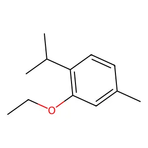 Benzene, 2-ethoxy-4-methyl-1-(1-methylethyl)- structure