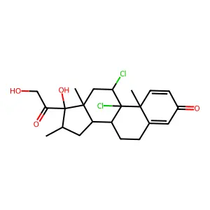 Meclorisone structure