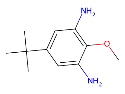 4-tert-Butyl-2,6-diaminoanisole structure