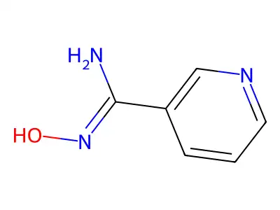 N-hydroxypyridine-3-carboximidamide structure
