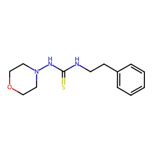 1-Morpholin-4-yl-3-(2-phenylethyl)thiourea structure