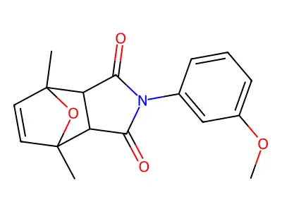 2-(3-Methoxyphenyl)-4,7-dimethyl-3a,7a-dihydro-4,7-epoxyisoindole-1,3-dione structure