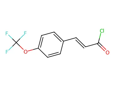 2-Propenoyl chloride,3-[4-(trifluoromethoxy)phenyl]- structure