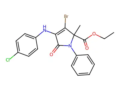 C20H18BrClN2O3 structure