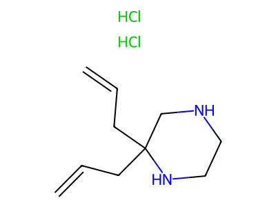 2,2-Diallylpiperazine dihydrochloride structure
