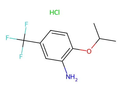 2-Isopropoxy-5-(trifluoromethyl)aniline hydrochloride structure