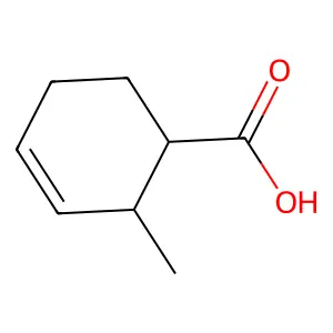 2-Methylcyclohex-3-ene-1-carboxylic acid structure