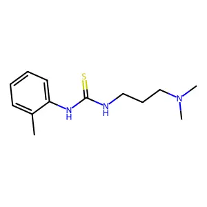 1-[3-(Dimethylamino)propyl]-3-(2-methylphenyl)thiourea structure