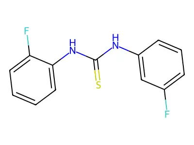 1-(2-Fluorophenyl)-3-(3-fluorophenyl)thiourea structure