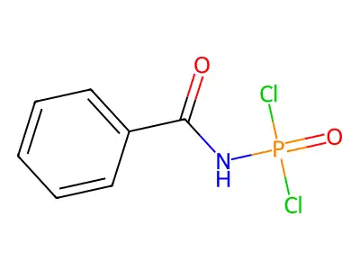 Phosphoramidic dichloride, benzoyl- structure