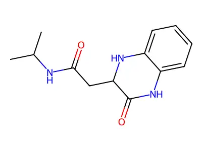 N-Isopropyl-2-(3-oxo-1,2,3,4-tetrahydro-quinoxalin-2-yl)-acetamide structure