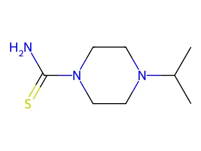 4-Propan-2-ylpiperazine-1-carbothioamide structure