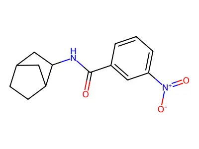 N-(Bicyclo[2.2.1]heptan-2-yl)-3-nitrobenzamide structure