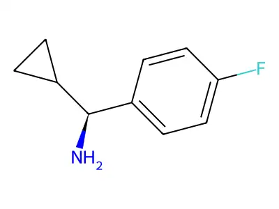 N-[(4-氟苯基)甲基]环丙胺 structure