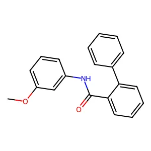 N-(3-甲氧基苯基)-2-苯基苯甲酰胺 structure