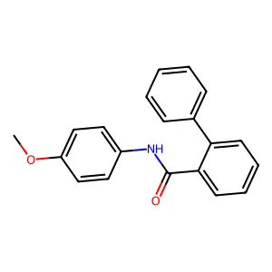 N-(4-Methoxyphenyl)-[1,1'-biphenyl]-2-carboxamide structure