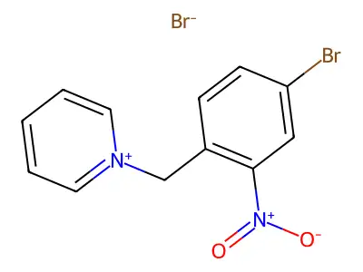 1-(4-Bromo-2-nitro-benzyl)-pyridinium structure