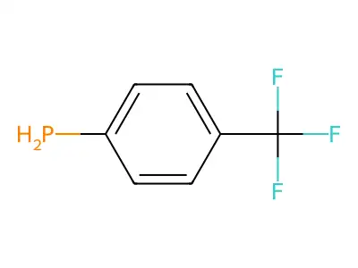 [4-(Trifluoromethyl)phenyl]phosphane structure
