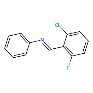 N-[(2-Chloro-6-fluorophenyl)methylene]benzenamine structure