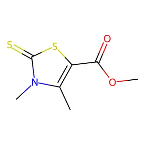 Methyl 3,4-dimethyl-2-thioxo-2,3-dihydro-1,3-thiazole-5-carboxylate structure