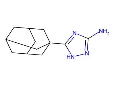 5-Adamantan-1-yl-4H-1,2,4-triazol-3-ylamine structure