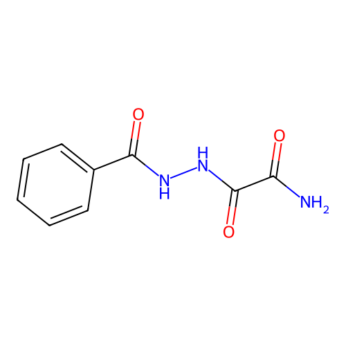 2-(2-Benzoylhydrazinyl)-2-oxoacetamide structure