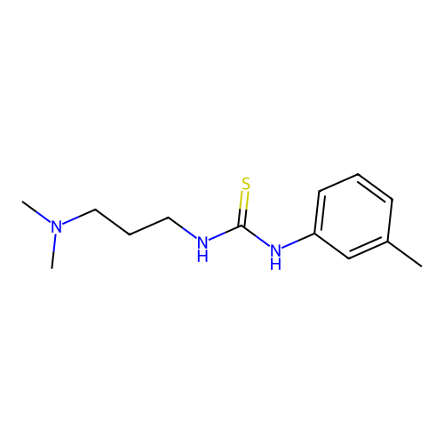 1-[3-(Dimethylamino)propyl]-3-(3-methylphenyl)thiourea structure