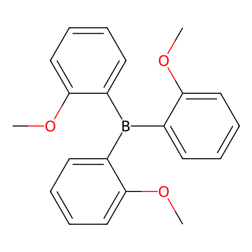 Tris(2-methoxyphenyl)borane structure
