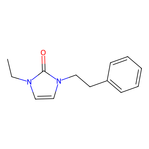 2H-Imidazol-2-one, 1-ethyl-1,3-dihydro-3-(2-phenylethyl)- structure