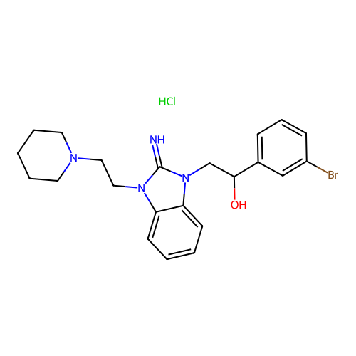 C22H28BrClN4O structure