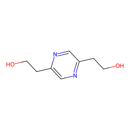 2,5-Pyrazinediethanol structure