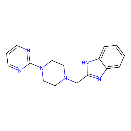 2-(4-Pyrimidin-2-yl-piperazin-1-ylmethyl)-1H-benzoimidazole structure