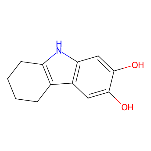 6,7,8,9-tetrahydro-5H-carbazole-2,3-diol structure