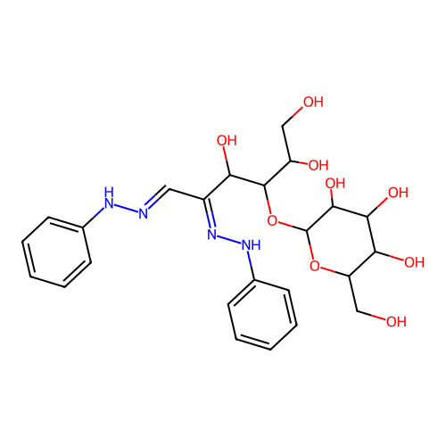 Lactosazone structure