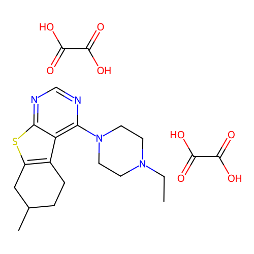 C21H28N4O8S structure