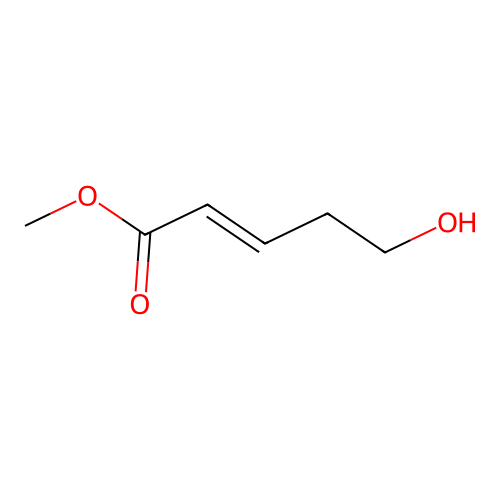 (2E)-5-Hydroxy-2-pentenoic Acid Methyl Ester structure